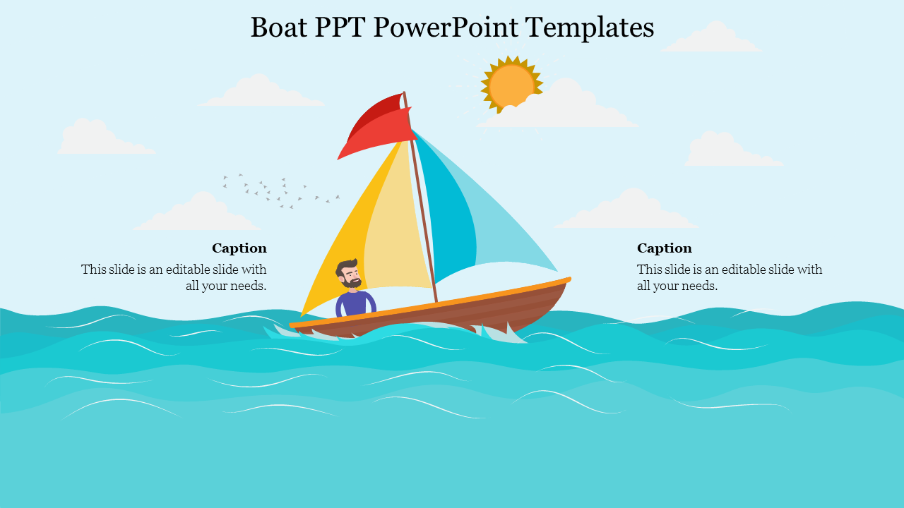 Boat PPT PowerPoint Templates